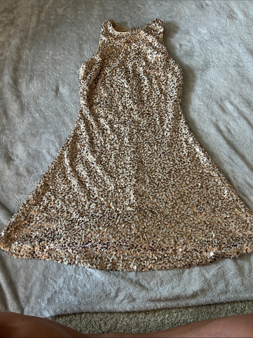 Dress the population sequin sleeveless mini dress